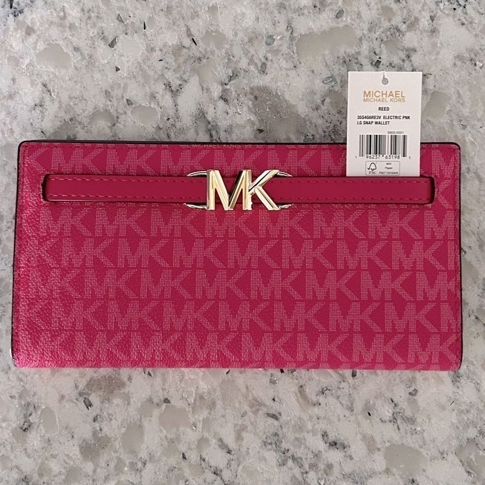 Michael Kors Reed Large Snap Wallet